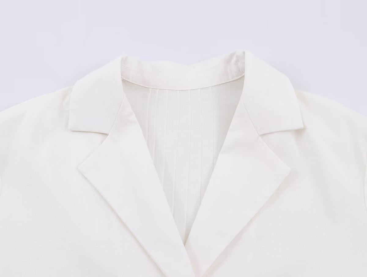 Women Spring Solid Button Top Shirt Pant Sets SenDa