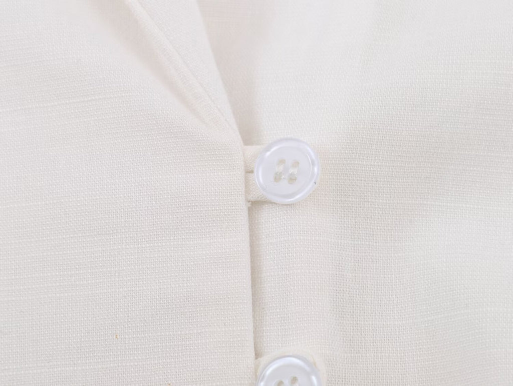 Women Spring Solid Button Top Shirt Pant Sets SenDa
