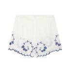 Summer Blended Embroidered Top Casual Shorts Sets Howe