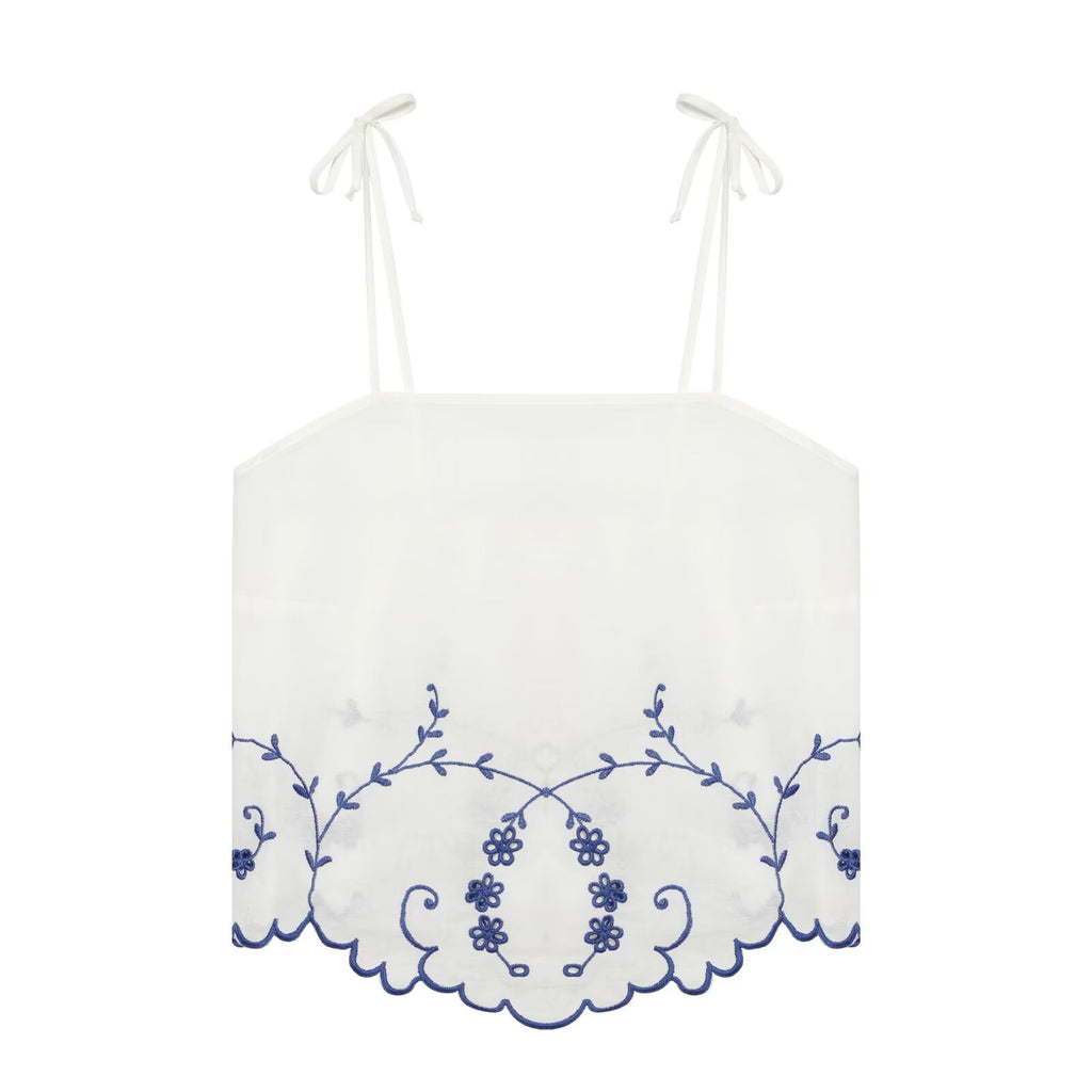 Summer Blended Embroidered Top Casual Shorts Sets Howe