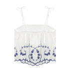 Summer Blended Embroidered Top Casual Shorts Sets Howe