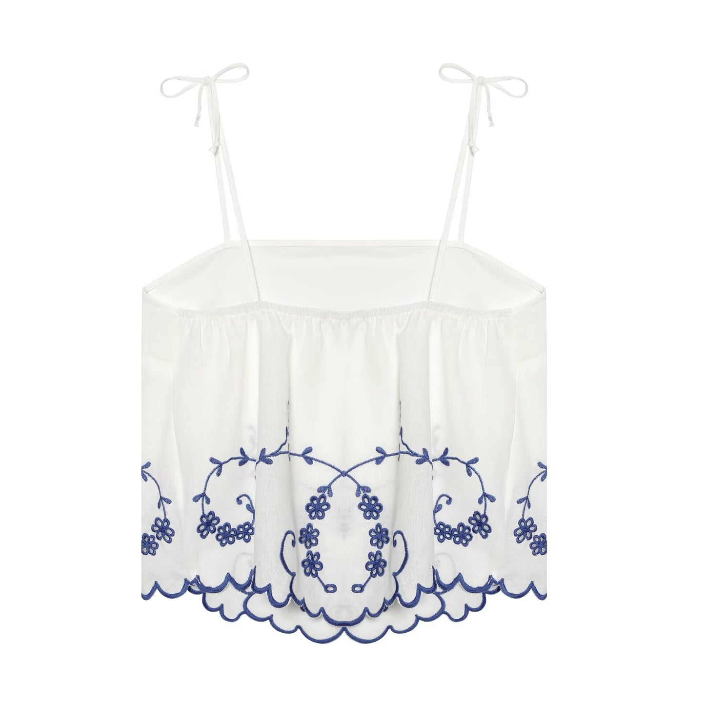 Summer Blended Embroidered Top Casual Shorts Sets Howe