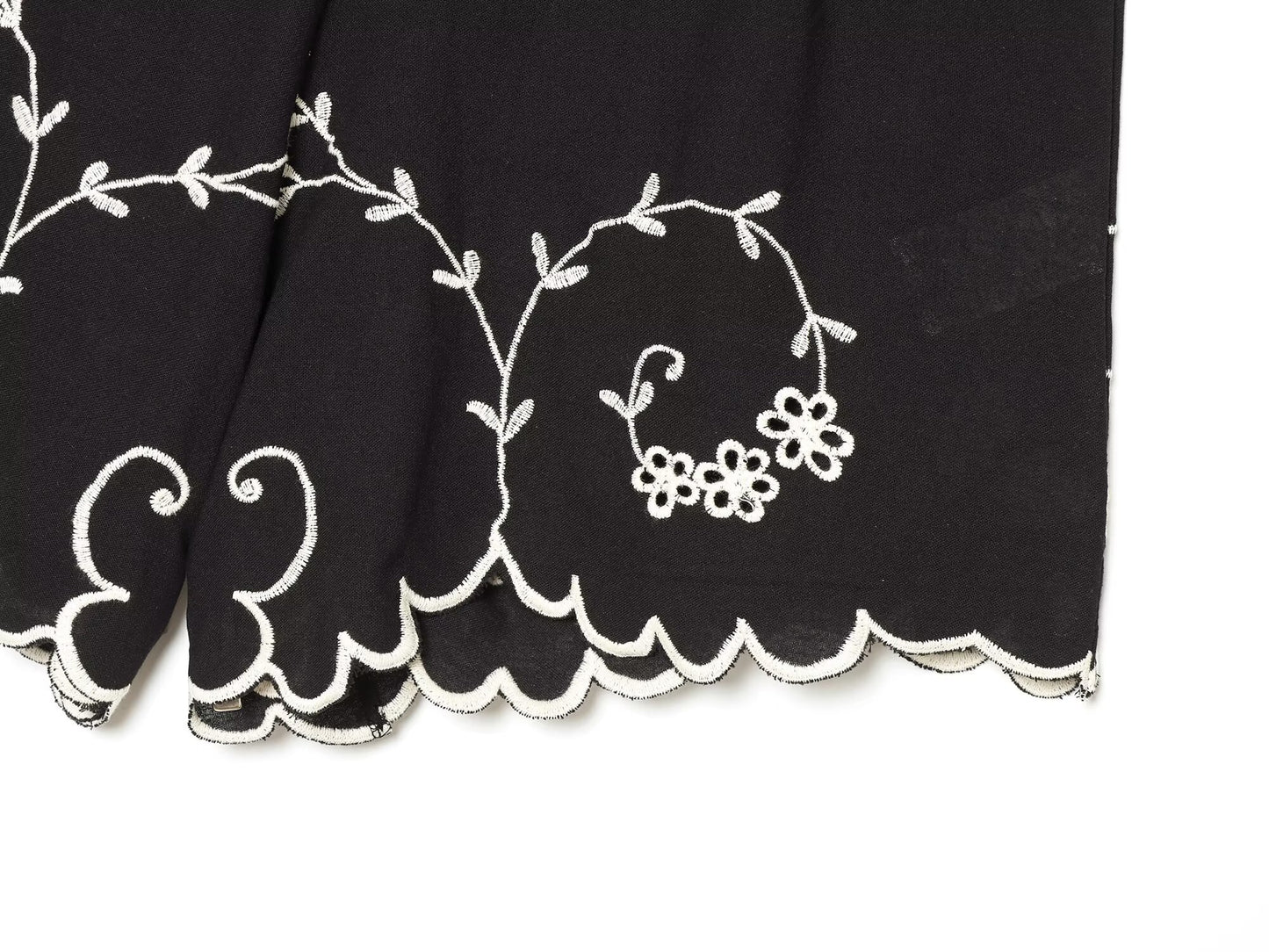 Summer Blended Embroidered Top Casual Shorts Sets Howe
