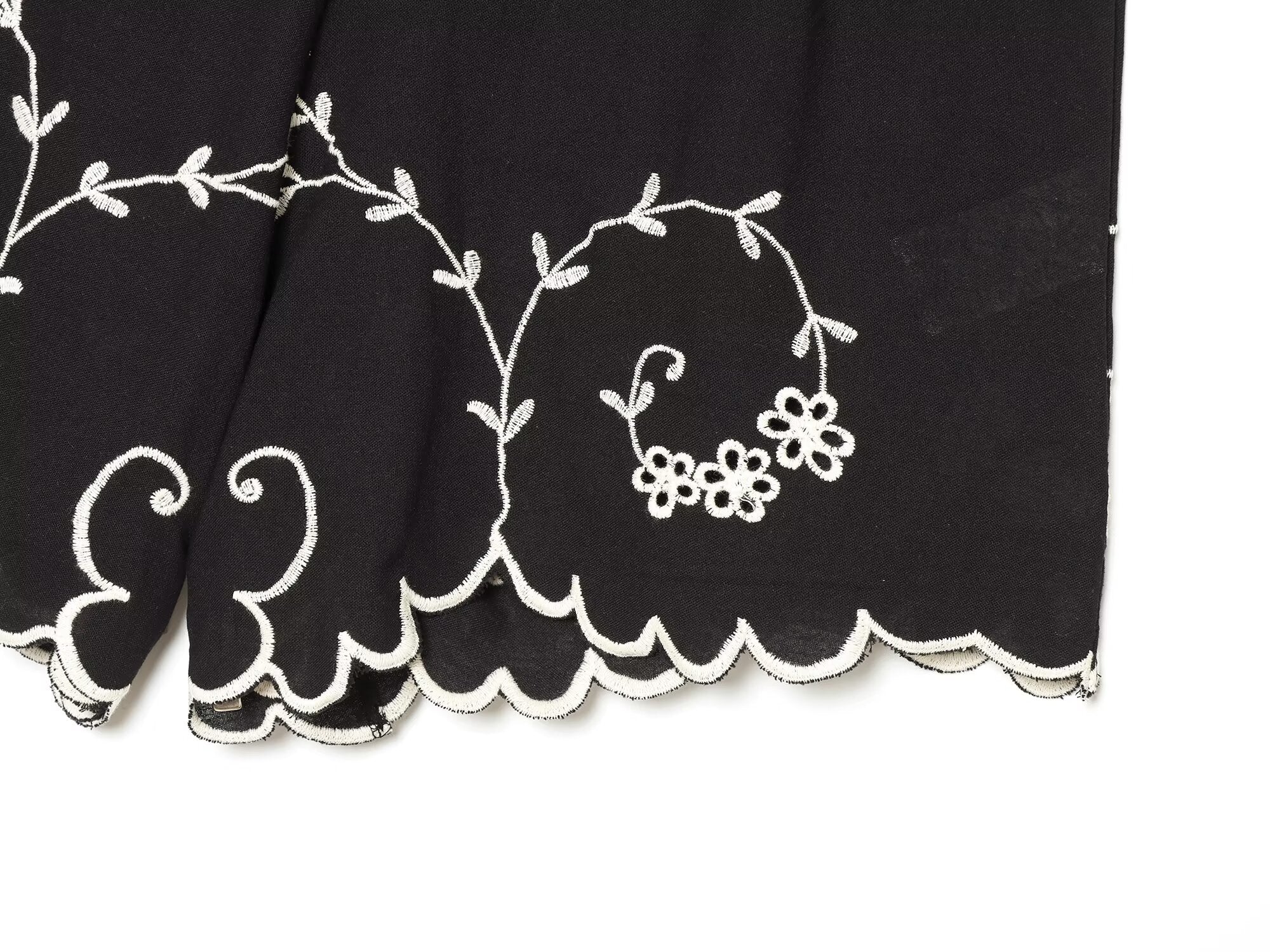 Summer Blended Embroidered Top Casual Shorts Sets Howe