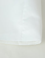 Women Clothing Office Small Stand Collar Faux Pocket Decoration Cape Top CHEN