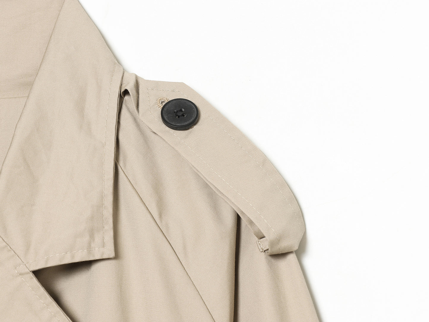 Summer Women Clothes Office Belt Collared Long Sleeve Short Trench Coat DaRoca