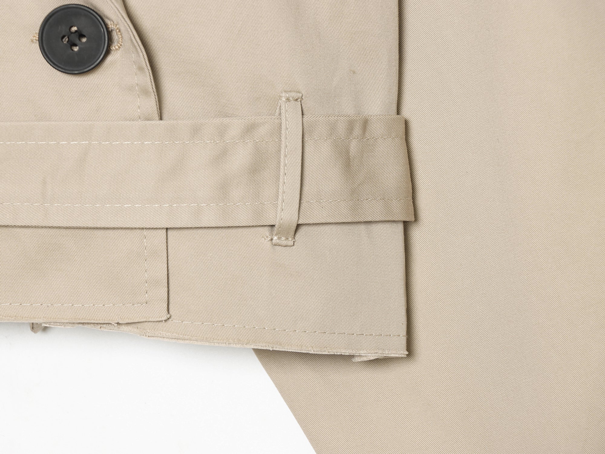 Summer Women Clothes Office Belt Collared Long Sleeve Short Trench Coat DaRoca