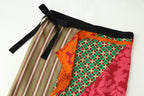 Women Clothing Summer All Match Printed Wrapping Towel Bowknot Decoration Skirt JOUNJ