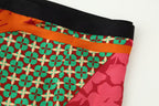 Women Clothing Summer All Match Printed Wrapping Towel Bowknot Decoration Skirt JOUNJ