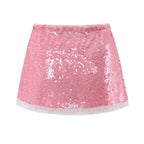 Women Clothing Fashionable All Match Sequined Mini Skirt (with Pantskirt ide) Aiostar