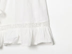 Women Clothing Summer Sexy Tulle Embroidered Hanging Collar Sling Top Howe