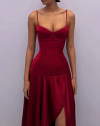 Summer Women Clothing French Retro Elegant Elegant High-Grade Boning Corset Waist Strap Dress TinkleBell