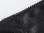 Women Clothing Autumn All Match Leather Effect Baggy Coat SenDa