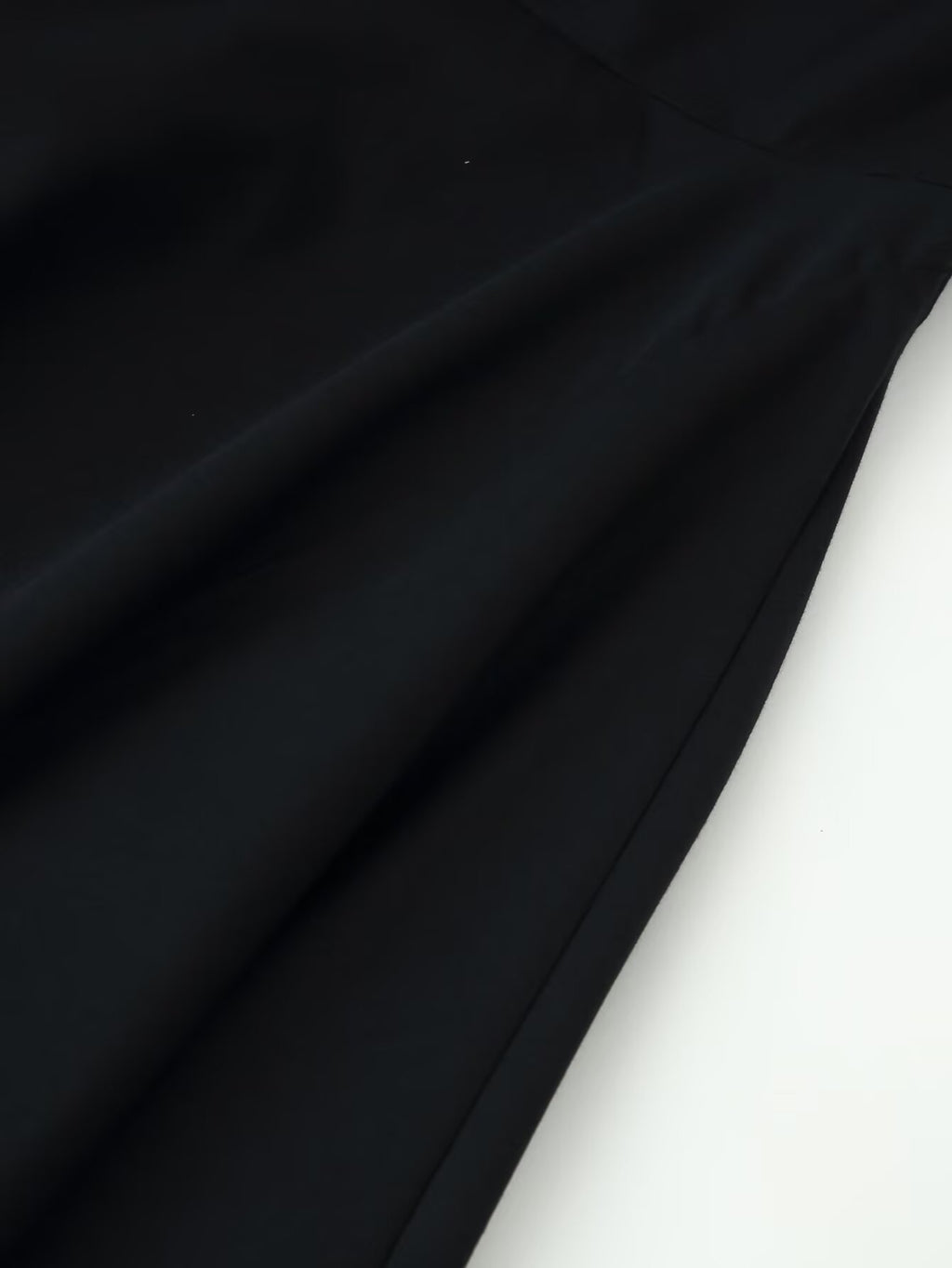Women Clothing Minimalist Bow Tie Hanging Collar Midi Dress CHEN