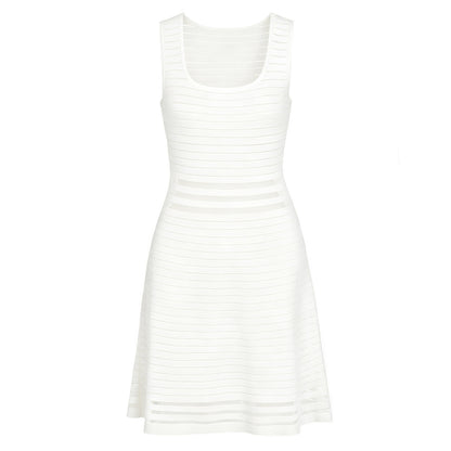 Summer Fashionable Knitted Heavy Industry Slim Slimming Sleeveless Dress for Women Dimenssa