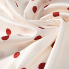 Women Clothing Summer Sweet Niche round Neck Polka Dot Print Stringy Selvedge Dress JiaJia