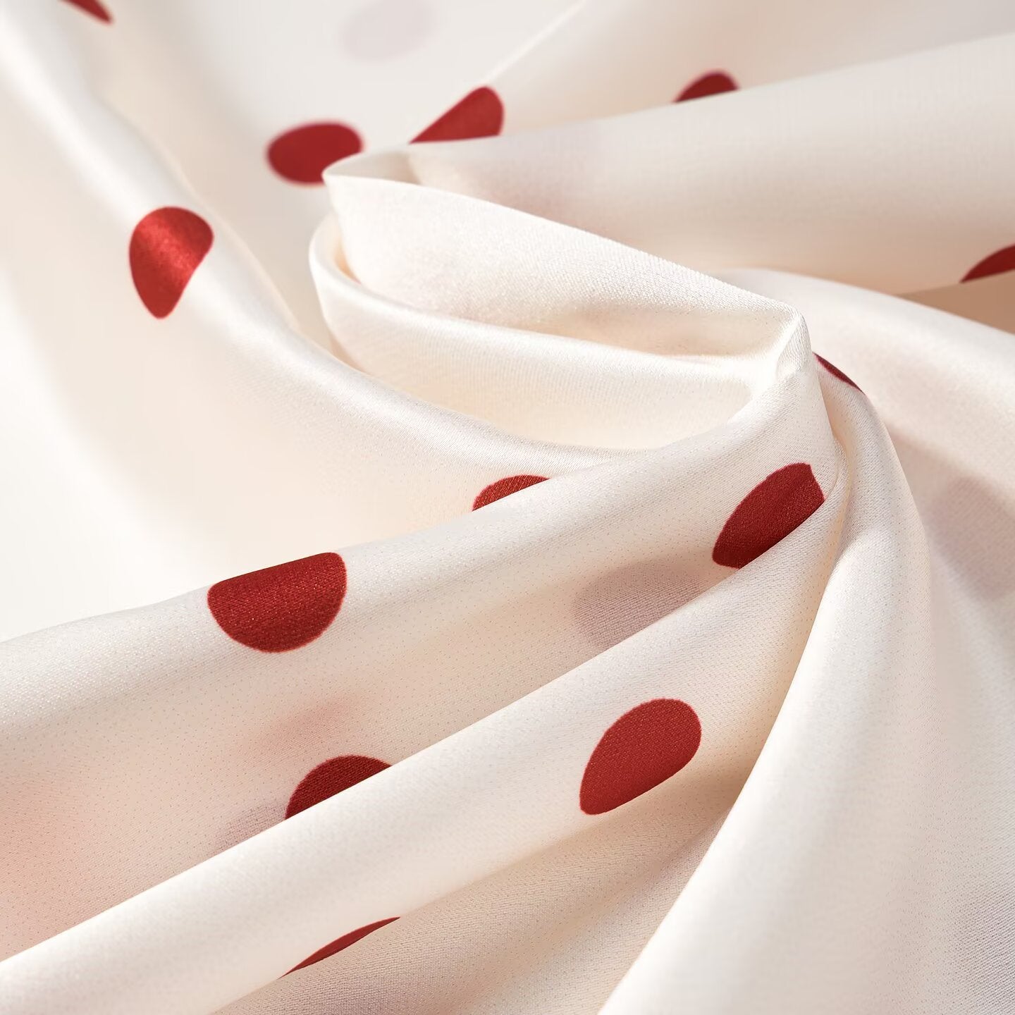 Women Clothing Summer Sweet Niche round Neck Polka Dot Print Stringy Selvedge Dress JiaJia