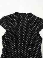 Women Polka Dot Waist Controlled Dress CHEN