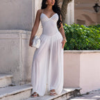 Women Clothing Summer Sexy Mesh Camisole Jumpsuit Miss Siss