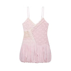 Women Clothing Autumn Sexy Balloon Lace Dress flightCourse