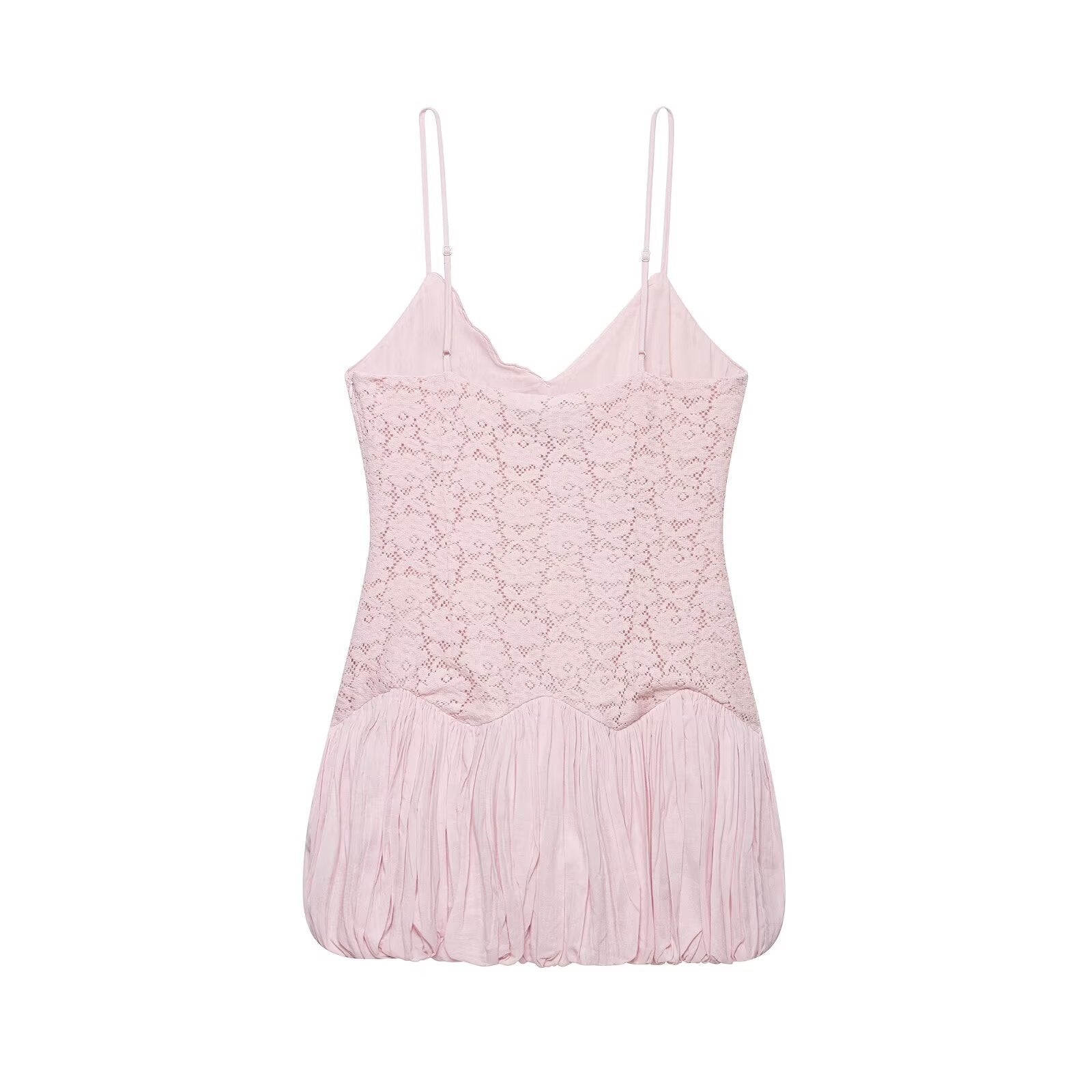 Women Clothing Autumn Sexy Balloon Lace Dress flightCourse
