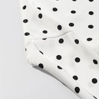 Women Retro Wild Slim Fit Backless Polka Dot Halter Dress JiaJia