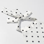 Women Retro Wild Slim Fit Backless Polka Dot Halter Dress JiaJia