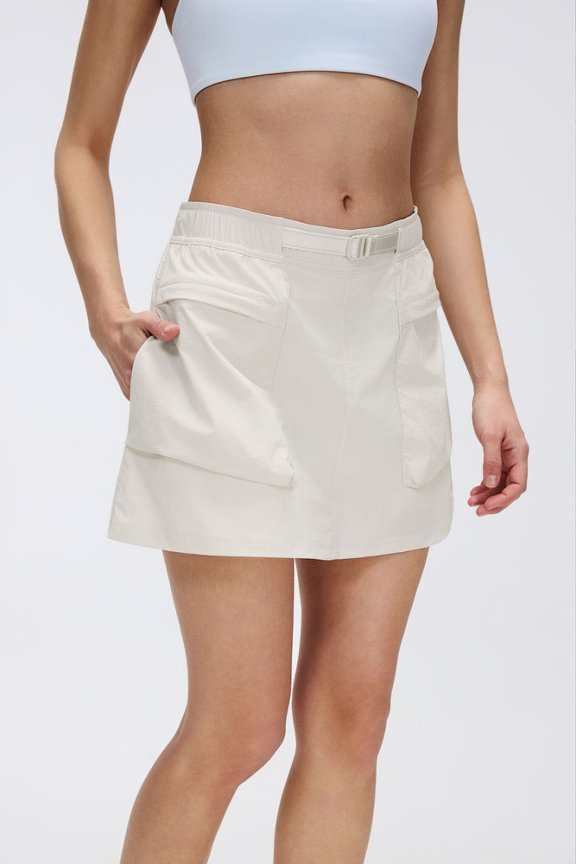 Light Outdoor Workwear Short Skirt Women Summer High Waisted Slimming A Line Skirt Casual Sports Skirt Tichin