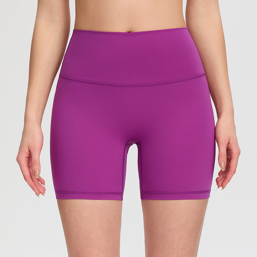 Tight Yoga Shorts Women Summer High Waist Hip Lifting Sport Shorts Breathable Women Running Workout Shorts YUERD