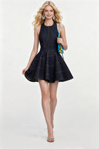 Women Summer Sleeveless Denim A Line Dress ESUNG