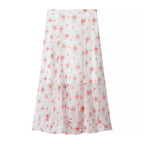 Women Clothing Popular Metal Thread Rib Knitted Halter Top Midi Skirt Sets JiaJia