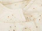 Women Clothing Autumn Casual All Matching Hollow Out Cutout Embroidered Coat SenDa