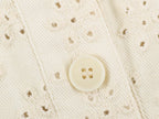 Women Clothing Autumn Casual All Matching Hollow Out Cutout Embroidered Coat SenDa