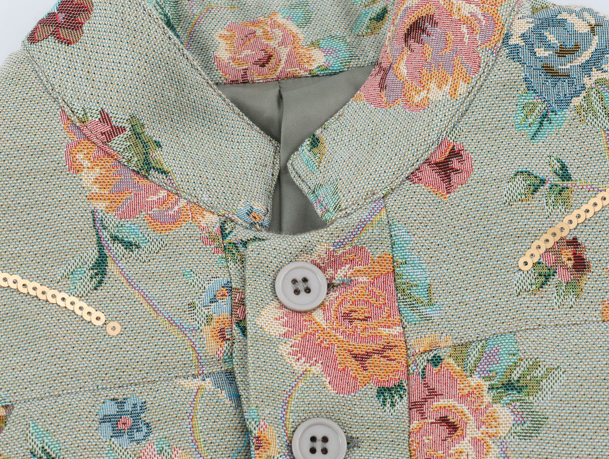 Women Clothing Autumn Jacquard Blazer Tops SenDa