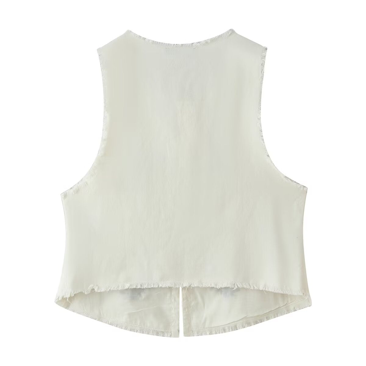 Summer Women Clothing Mori Heavy Industry Sleeveless Embroidered Vest CHEN
