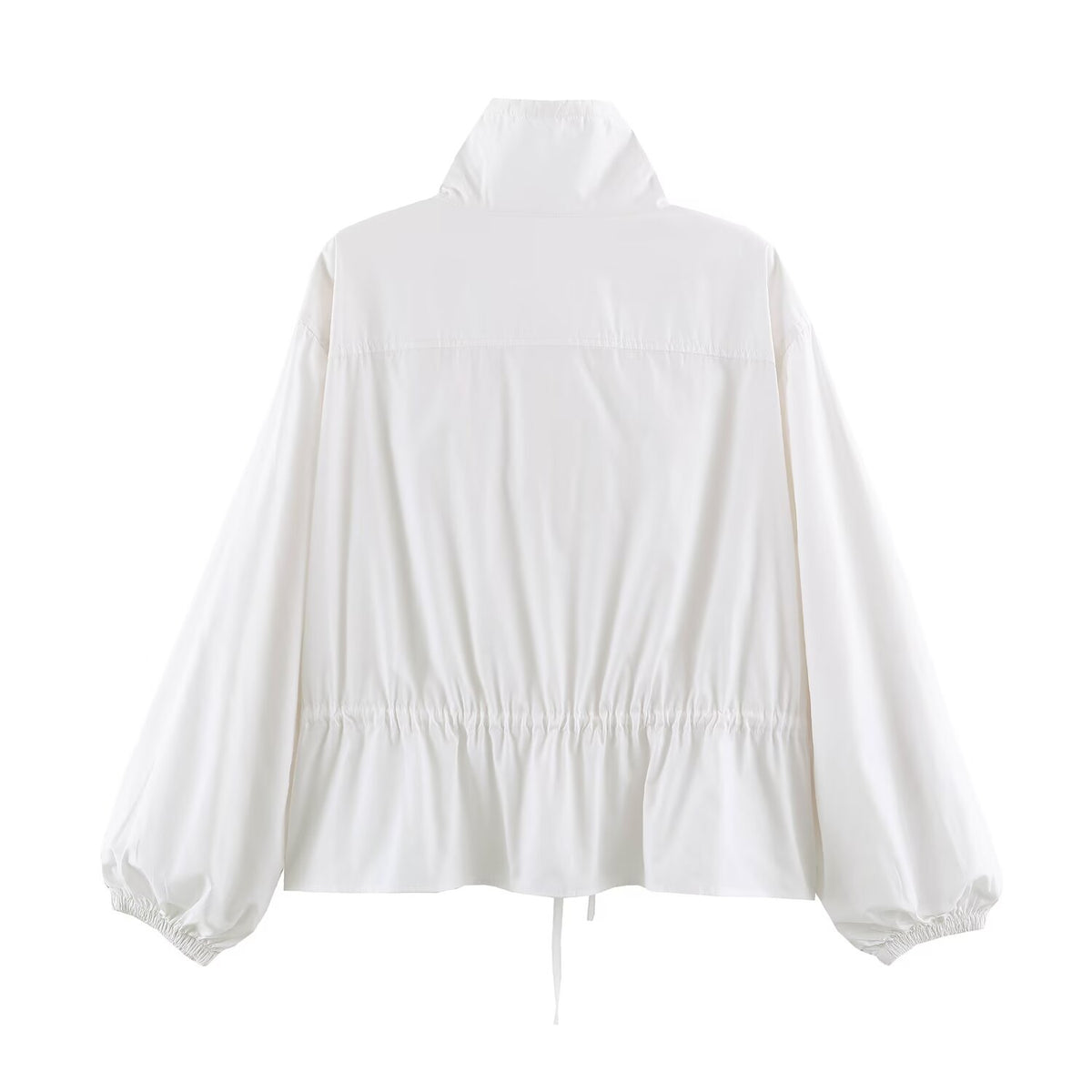 Women Clothing Autumn Casual with Stand Collar Nylon Coat SenDa