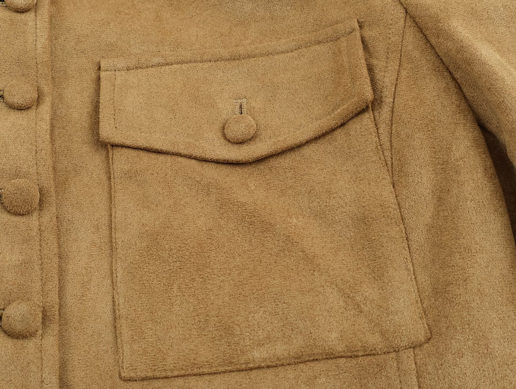 Early Autumn Women Clothing Design Jacket Slim Strap Decoration Pocket Coat SenDa