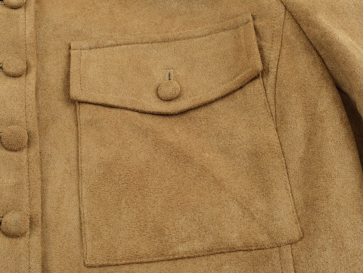 Early Autumn Women Clothing Design Jacket Slim Strap Decoration Pocket Coat SenDa