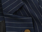 Autumn Casual Striped Collared Asymmetric Blazer SenDa