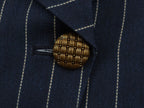 Autumn Casual Striped Collared Asymmetric Blazer SenDa