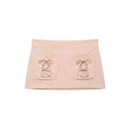 Early Autumn Women Wear Sexy Low Waist Pocket Striped Printed Skirt Slim Fit Skirt flightCourse