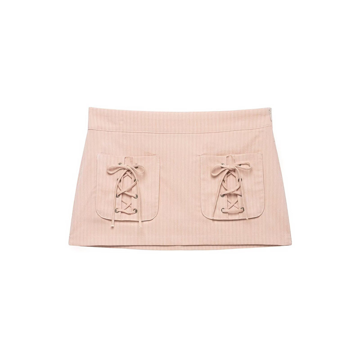 Early Autumn Women Wear Sexy Low Waist Pocket Striped Printed Skirt Slim Fit Skirt flightCourse
