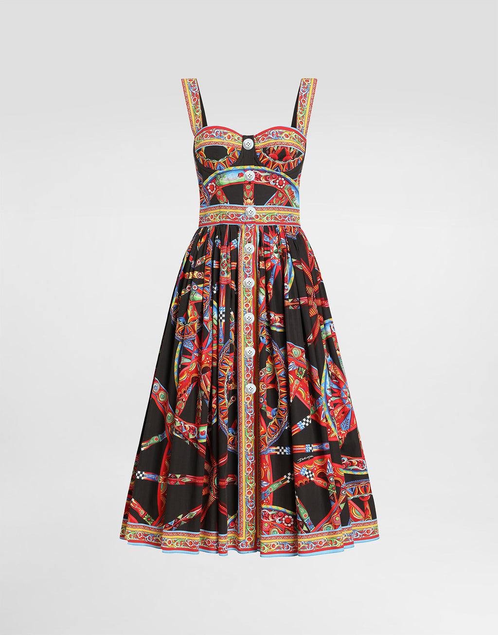 Women Summer Daily Sleeveless Printed Dress ESUNG