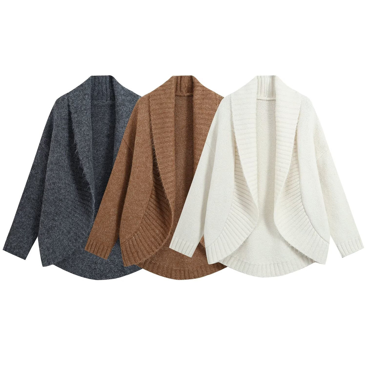 Women Clothing Summer Design Casual Slimming Irregular Asymmetric Knitting Cardigan Howe
