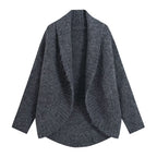Women Clothing Summer Design Casual Slimming Irregular Asymmetric Knitting Cardigan Howe