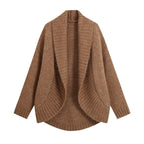 Women Clothing Summer Design Casual Slimming Irregular Asymmetric Knitting Cardigan Howe