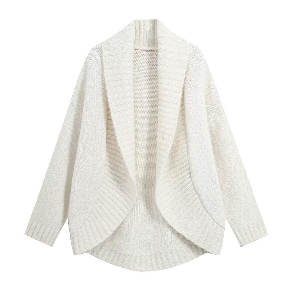 Women Clothing Summer Design Casual Slimming Irregular Asymmetric Knitting Cardigan Howe