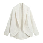 Women Clothing Summer Design Casual Slimming Irregular Asymmetric Knitting Cardigan Howe