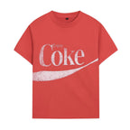 Women Clothing Short Sleeve round Neck Contrast Color Printed Washed Effect Slim T shirt Howe