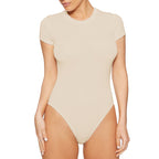 Vêtements d'été décontractés pour femmes, body à manches courtes, body moulant